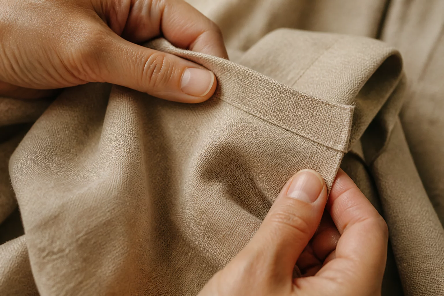 Quality inspection of Australian designer clothes