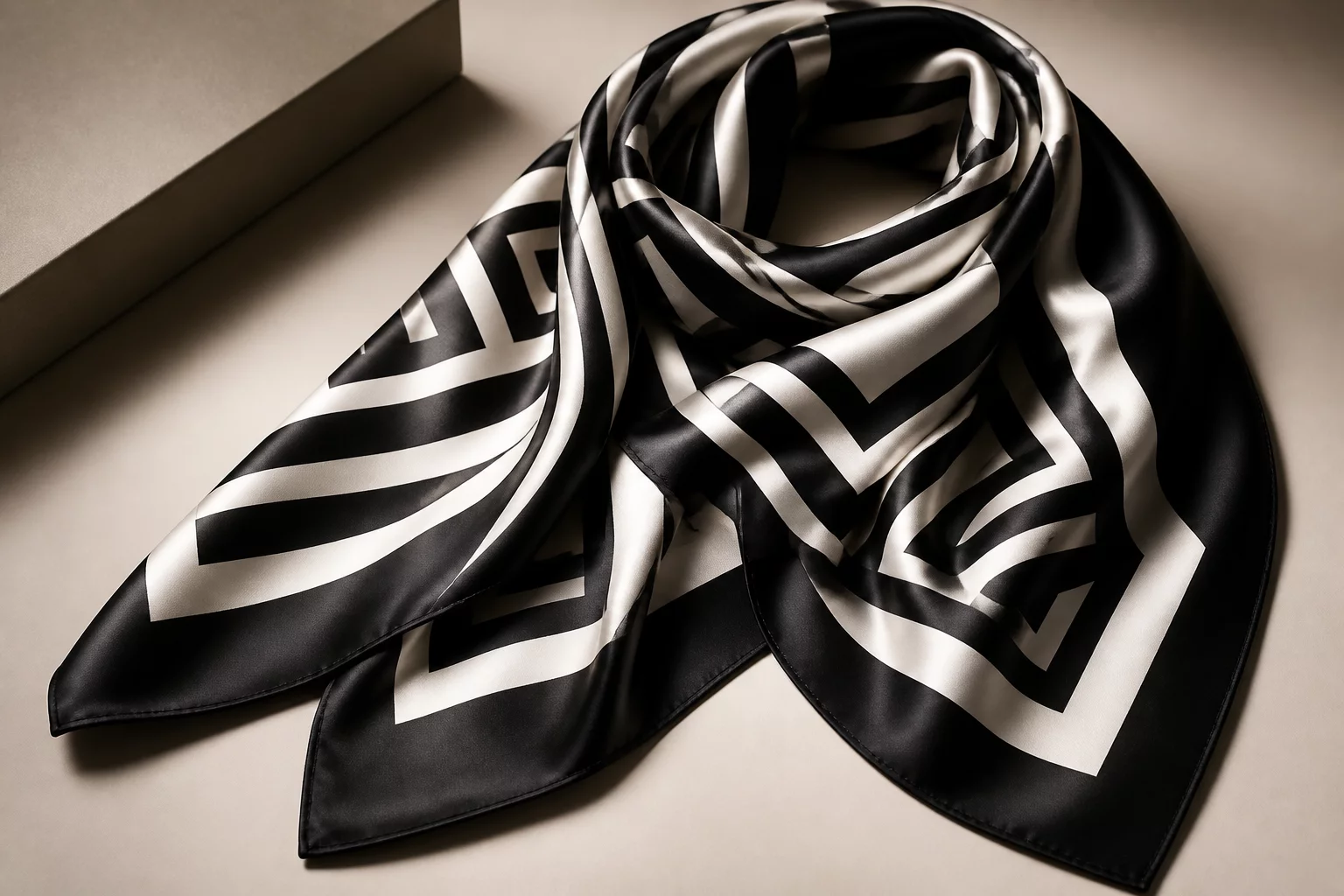 Geometric Pattern Scarf