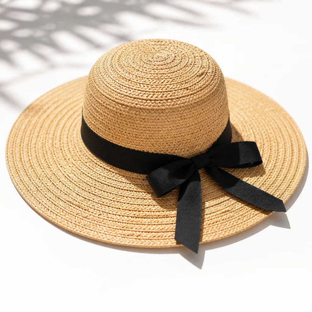 Woven Straw Sun Hat